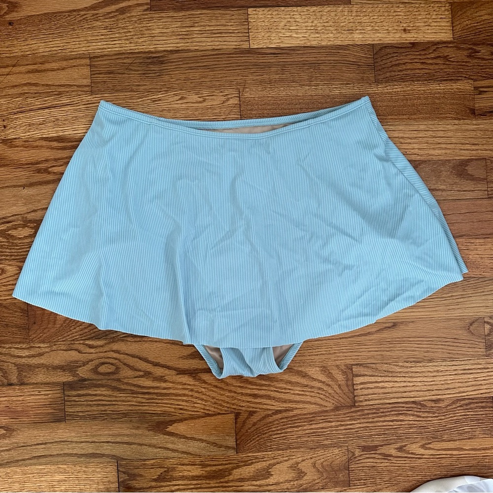 Kortni Jeane Light Blue Swim Skirt